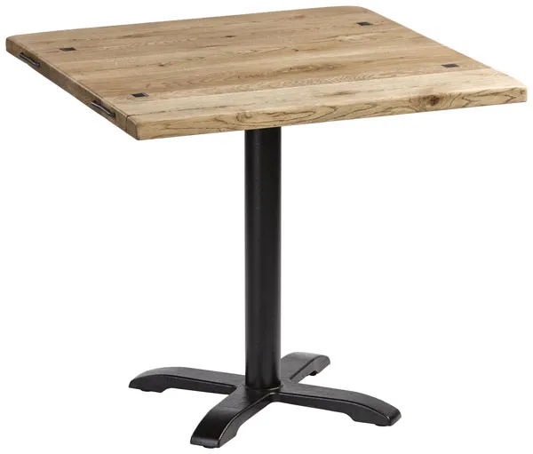 Table à pied central