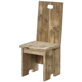 Chaise en bois de construction