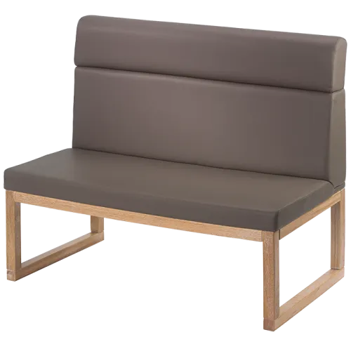 Banc gastronomique, banc rembourré