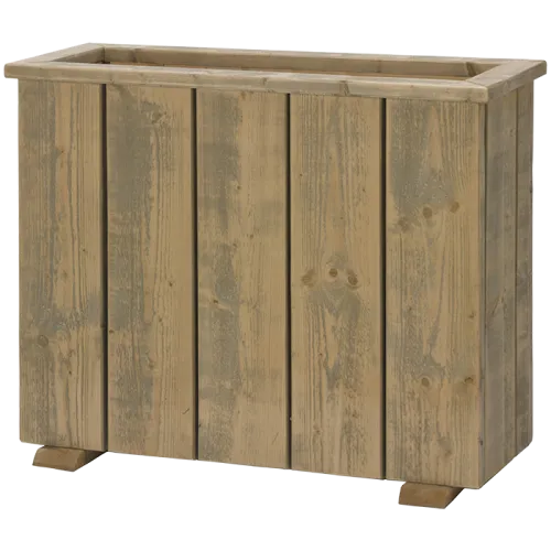 Bac à plantes en bois de construction