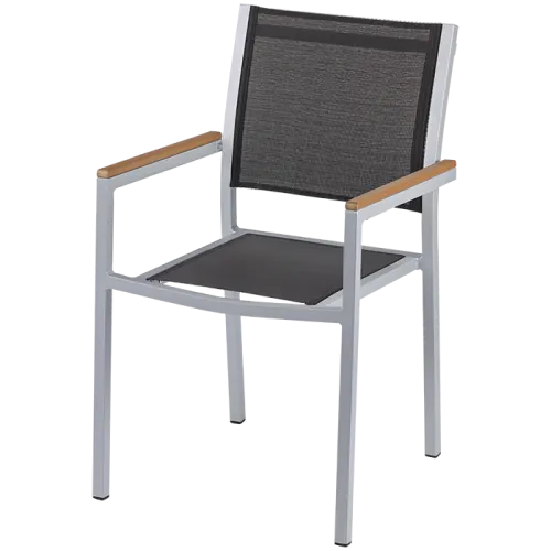 Chaise de terrasse Eris noir