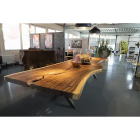 Table tronc d'arbre Mammut