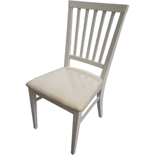 Lot spécial chaise en bois blanc