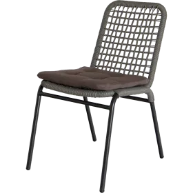 Chaise de terrasse Aurora anthracite