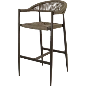 Tabouret de bar Rhea anthracite