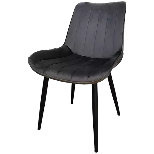 Chaise rembourrée Joker grise