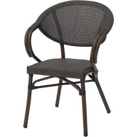 Chaise de terrasse Bucky grise