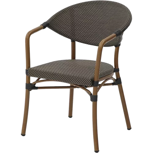  Chaise de terrasse Nassau beige-brun