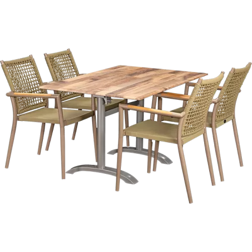 Ensemble d&#039;extérieur Helios &amp; Norway Maple 110x70cm