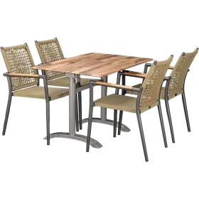 Ensemble outdoor Helios anthracite & Norway Maple 110x70cm