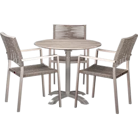 Ensemble extérieur Triton & White Ash ø80cm
