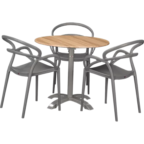 Ensemble extérieur Nora &amp; Acacia ø80cm