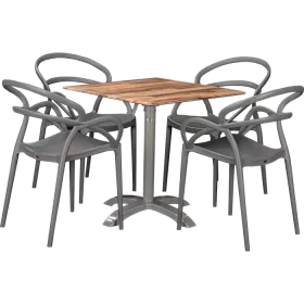 Ensemble d'extérieur Nora & Norway Maple 70x70cm