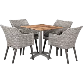 Ensemble d'extérieur Oberon &  Norway Maple 70x70cm