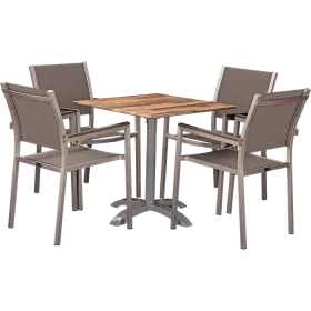 Ensemble d'extérieur Sedna  & Norway Maple 70x70cm