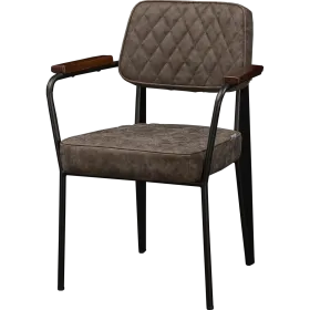 Chaise rembourrée Cherry gris AL