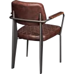 Chaise rembourrée Cherry brun foncé AL Image 2