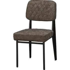 Chaise rembourrée Cherry gris 