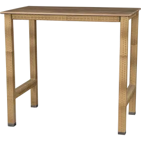 Article spécial Piètement table haute Lexus 120x80 cm – Plateau Topalit  Cherry, Sereno