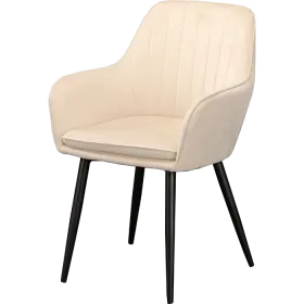 Article en promotion – Chaise rembourrée Stoke Crème