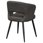 Chaise rembourrée Brighton en simili cuir Image 2