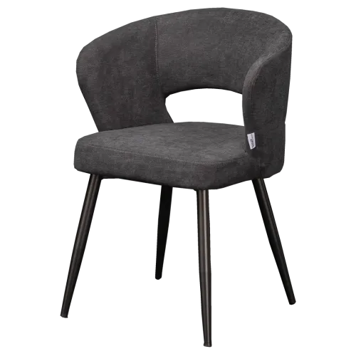 Chaise rembourrée Brighton 98 Noir