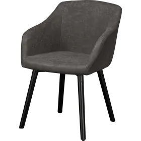 Chaise rembourrée Liverpool en simili cuir