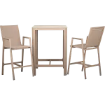 Ensemble lounge Vesta – 2 tabourets de bar et 1 table haute Image 2