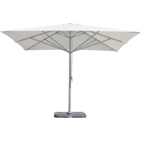 Parasol Plaza 400x400cm blanc