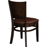 Article en déstockage chaise de restaurant Lynn marron Image 2