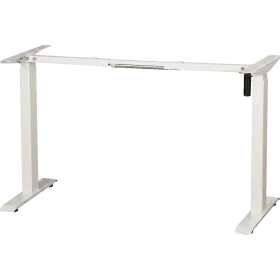Piètement de bureau réglable en hauteur électriquement, coloris blanc