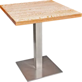 Table de restaurant en déstockage 70x70cm
