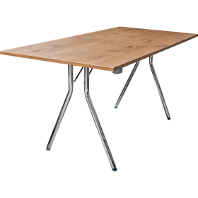Table Pliante en Déstockage avec Structure Chromée
