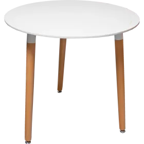 Table ronde blanche en déstockage