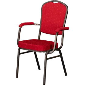 Chaise empilable Amsterdam AL rouge (fin de série)