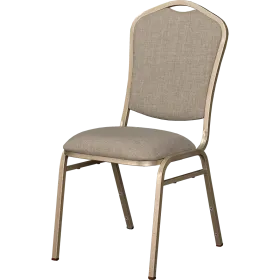 Chaise empilable Amsterdam argentée (fin de série)