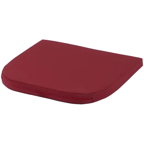 Coussin arrondi rouge en offre spéciale